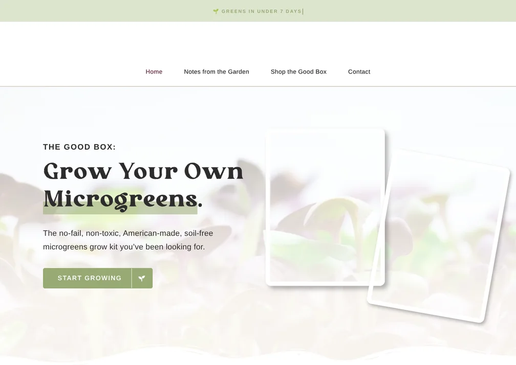Home page of the Earthen Mamma website